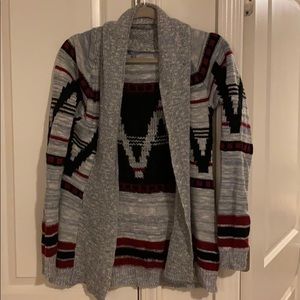 Grey printed sweater